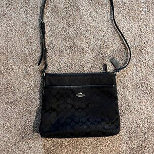 Coach Kit Canvas & Leather Crossbody Bag